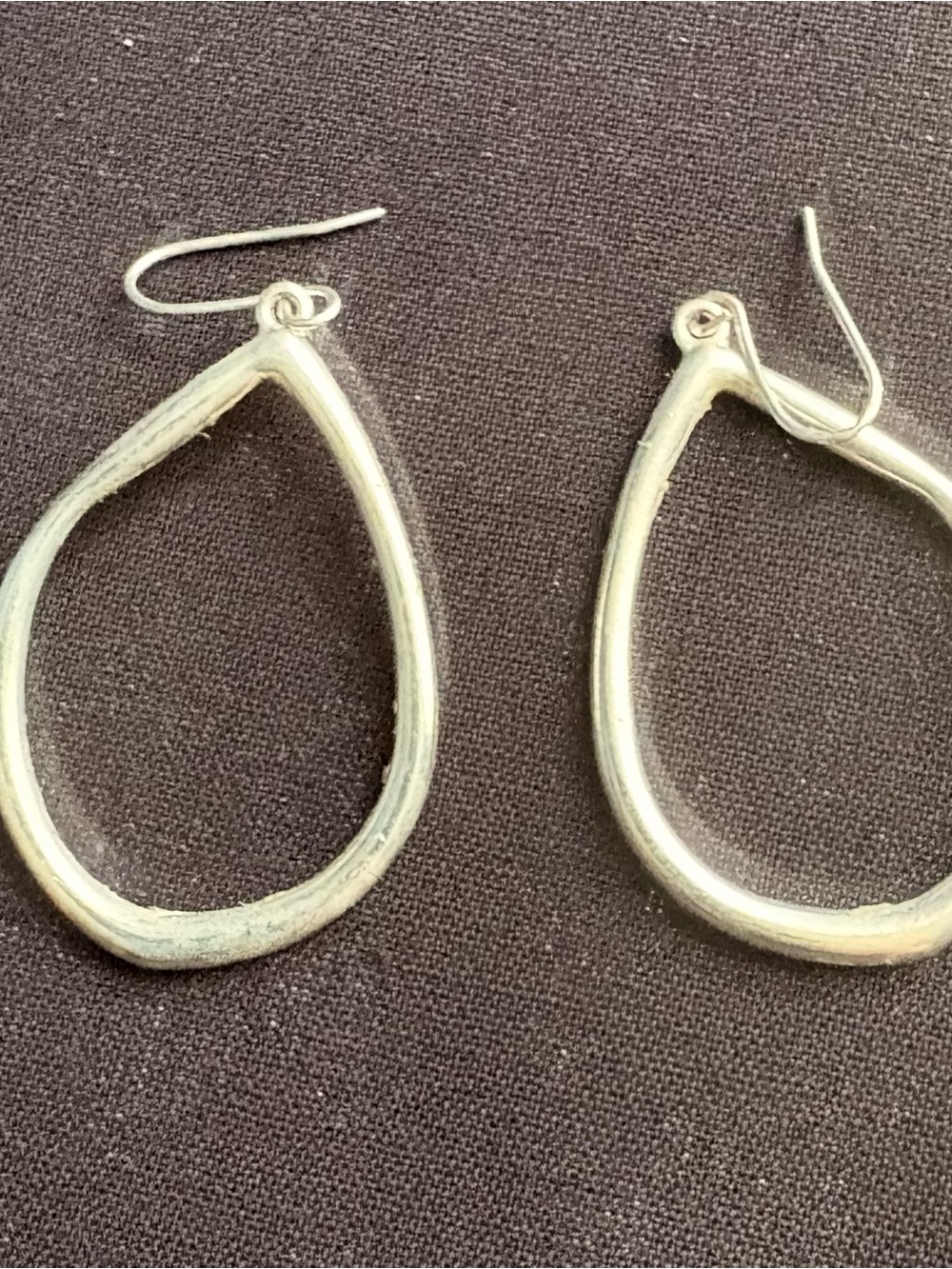 JJILL Classic Silver Teardrop Hook Earrings - Women Jewelry